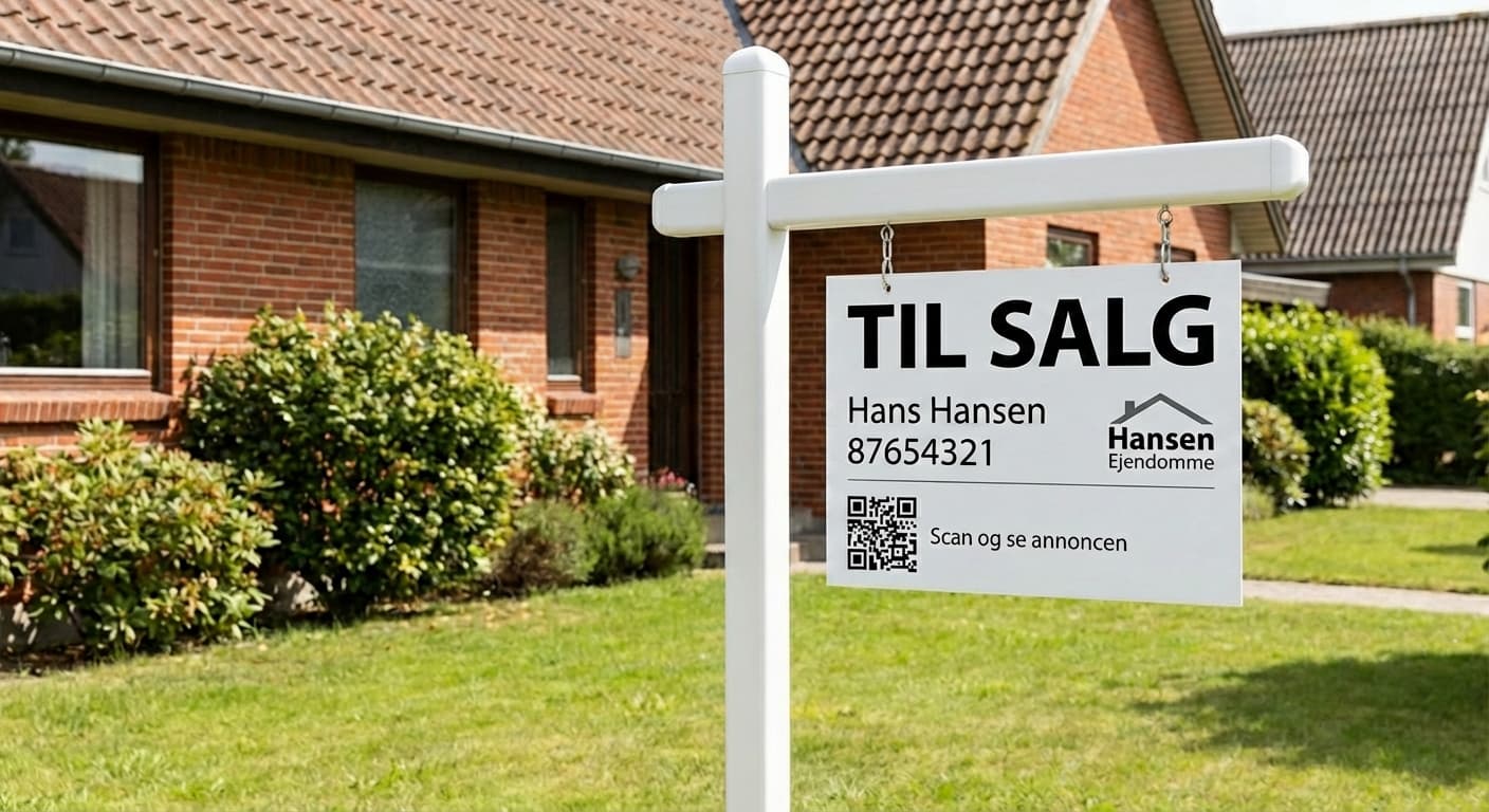 Eksempel på boligskilt 2